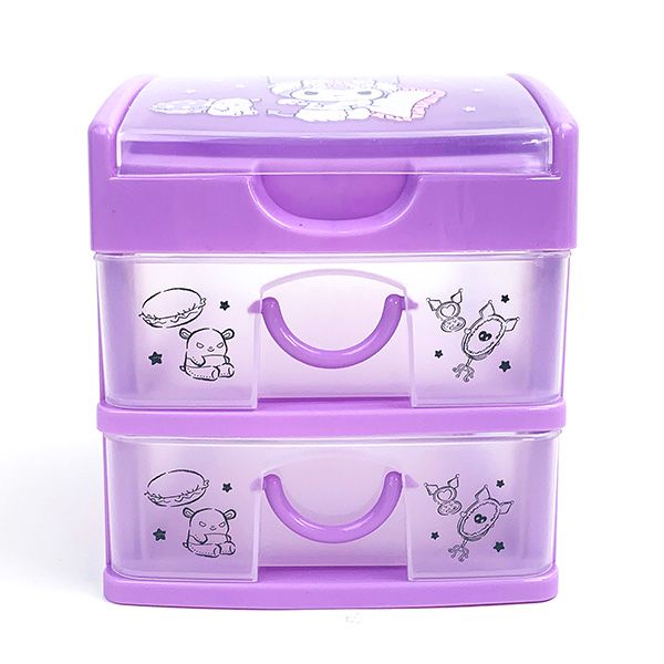 サンリオ クロミ 2段チェスト 収納 整理整頓 インテリア パープル