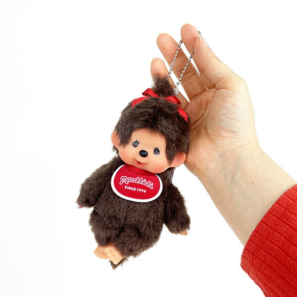 モンチッチ 女の子 キーチェーン ぬいぐるみ