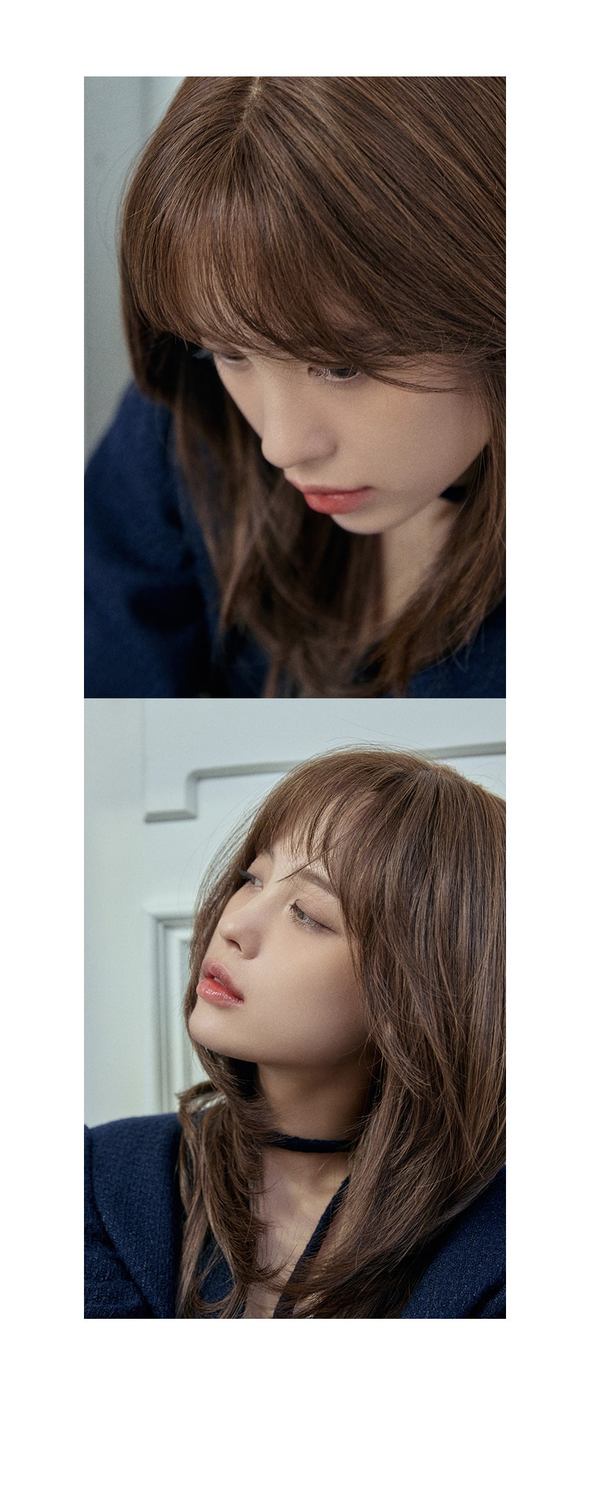 総手植えフルウィッグ)レイヤードパーマ エミリン（モースト原糸）