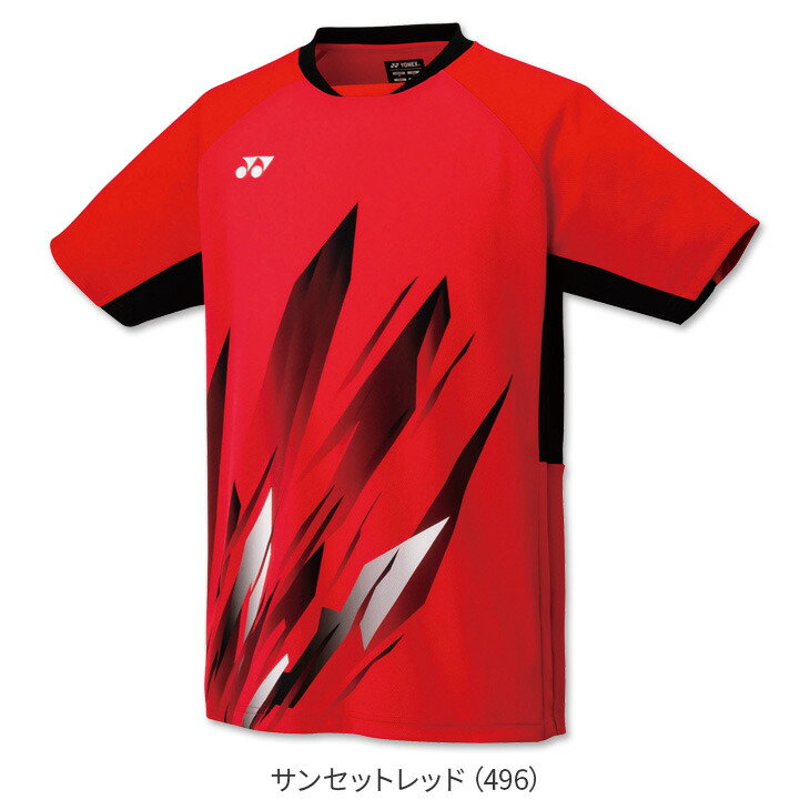 楽天市場】ヨネックス バドミントンウェア ゲームシャツ(フィット