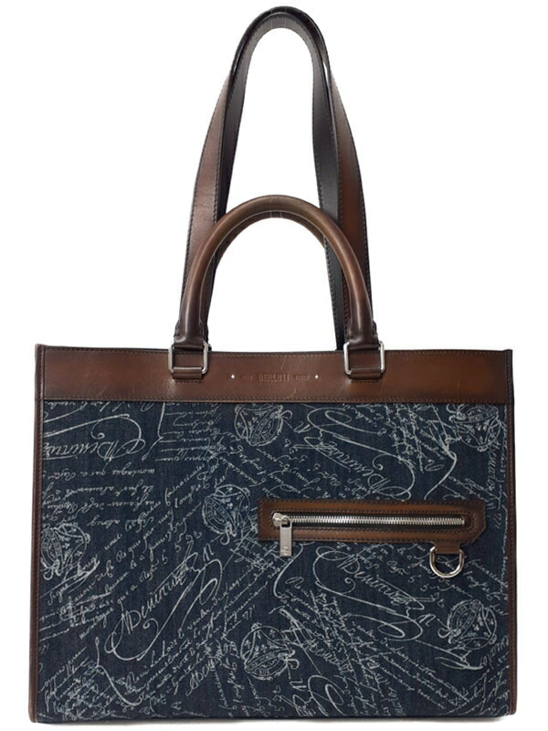 Berluti】ベルルッティ『ウリス ジャガードデニム トートバッグ