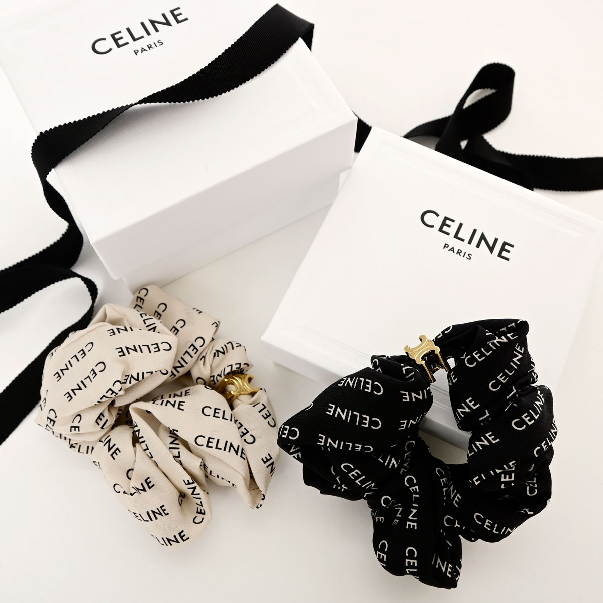 楽天市場】【そのまま渡せる プレゼント】 CELINE セリーヌ シュシュ