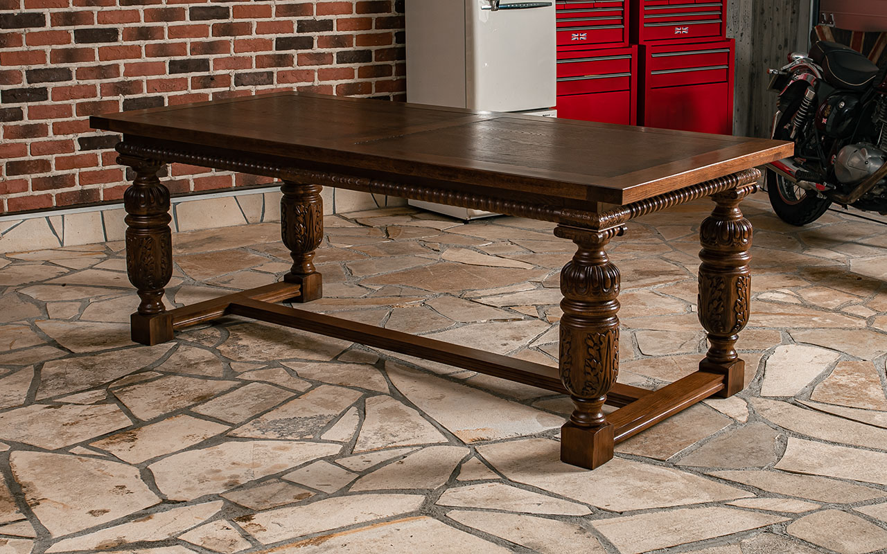 楽天市場】アンティーク調家具 テーブル ダイニングテーブル 6人用 6人