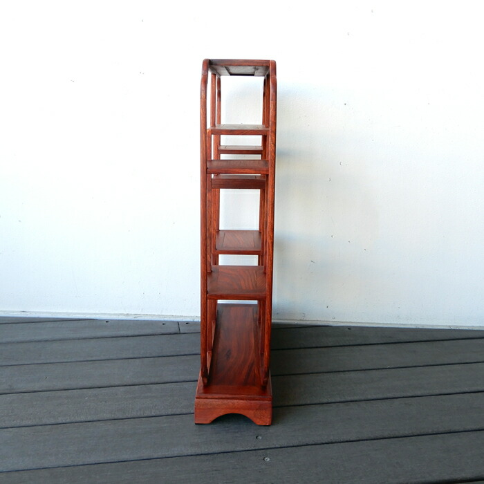 楽天市場】飾り棚 和モダン 和風 花梨 かりん おしゃれ アジアン