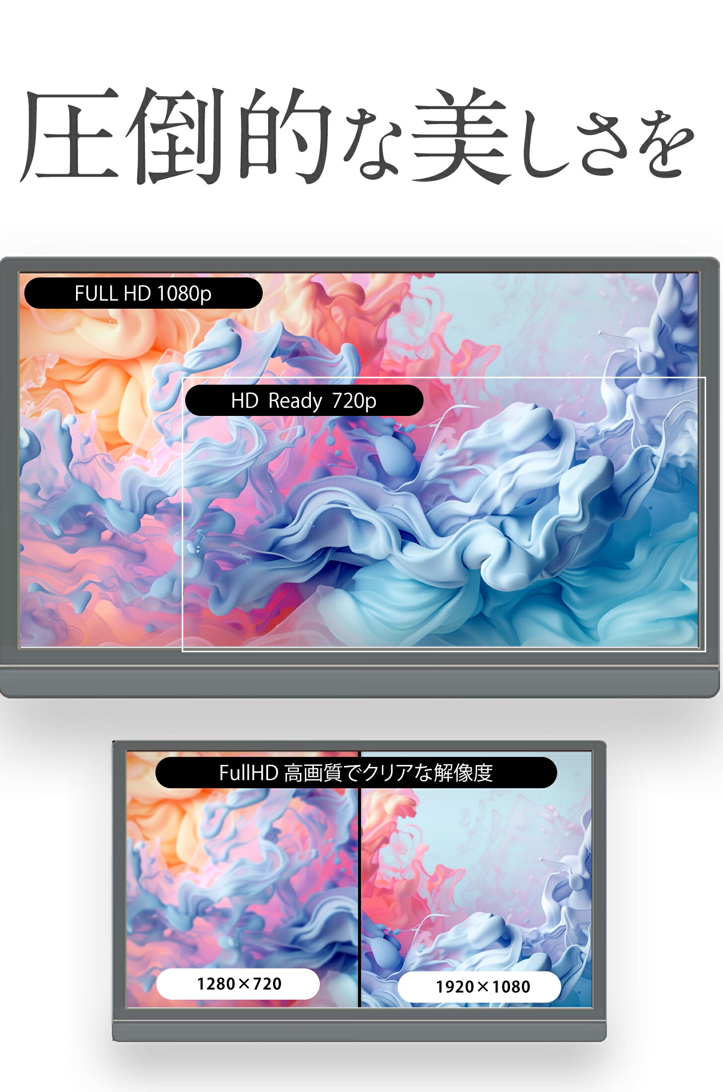 ウィンテン WINTEN【公式】｜製品紹介｜モバイルモニター｜WT-133H2-BS