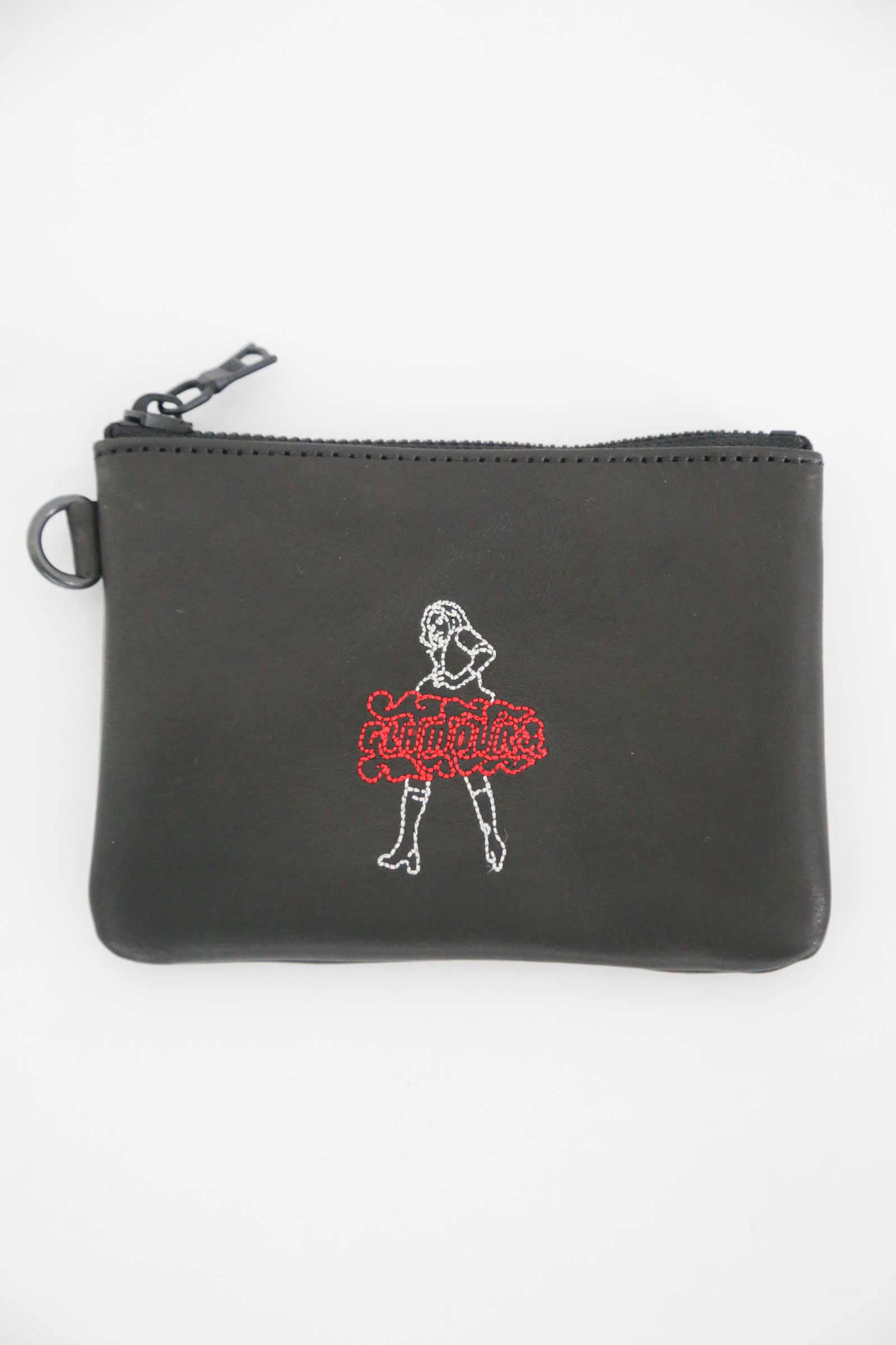 HYSTERIC GLAMOUR - VIXEN LINE刺繍 レザーウォレット / ブラック | Tempt