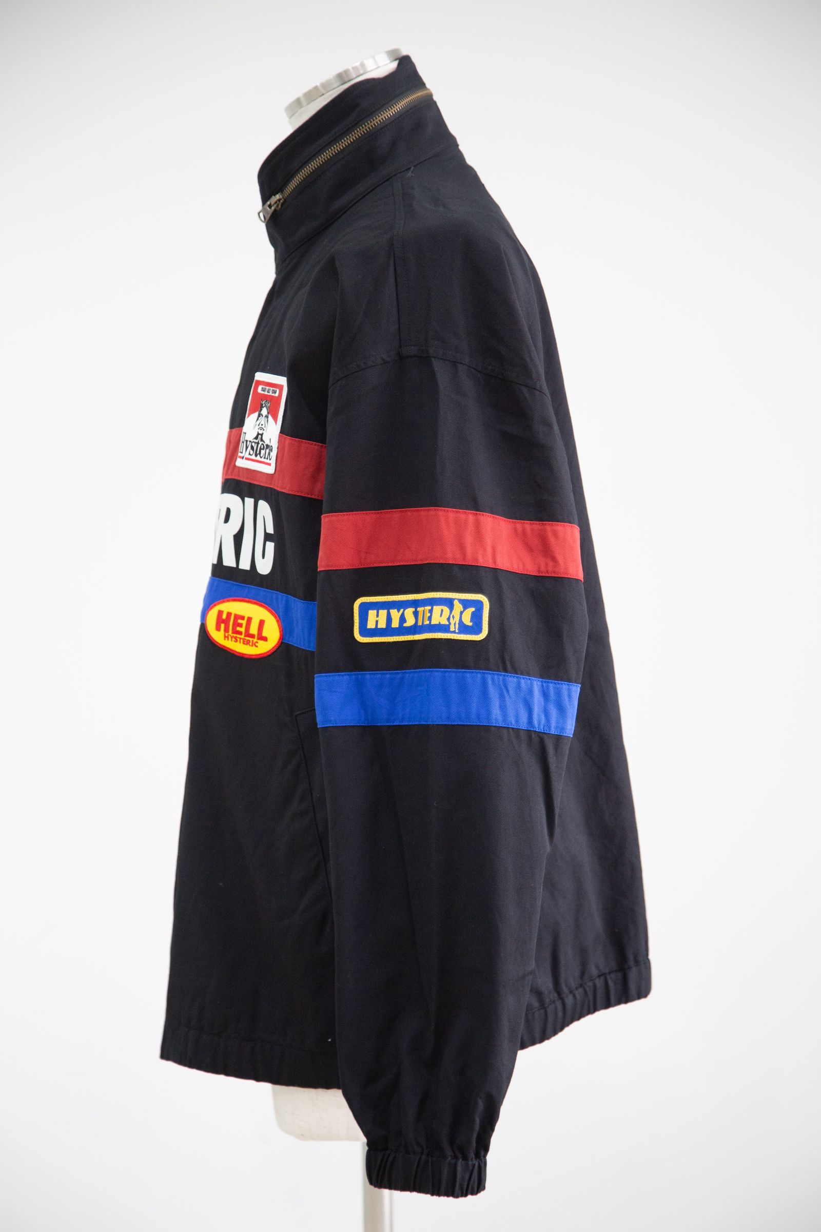 HYSTERIC GLAMOUR - HYSTERIC レーシングジャケット / ブラック | Tempt