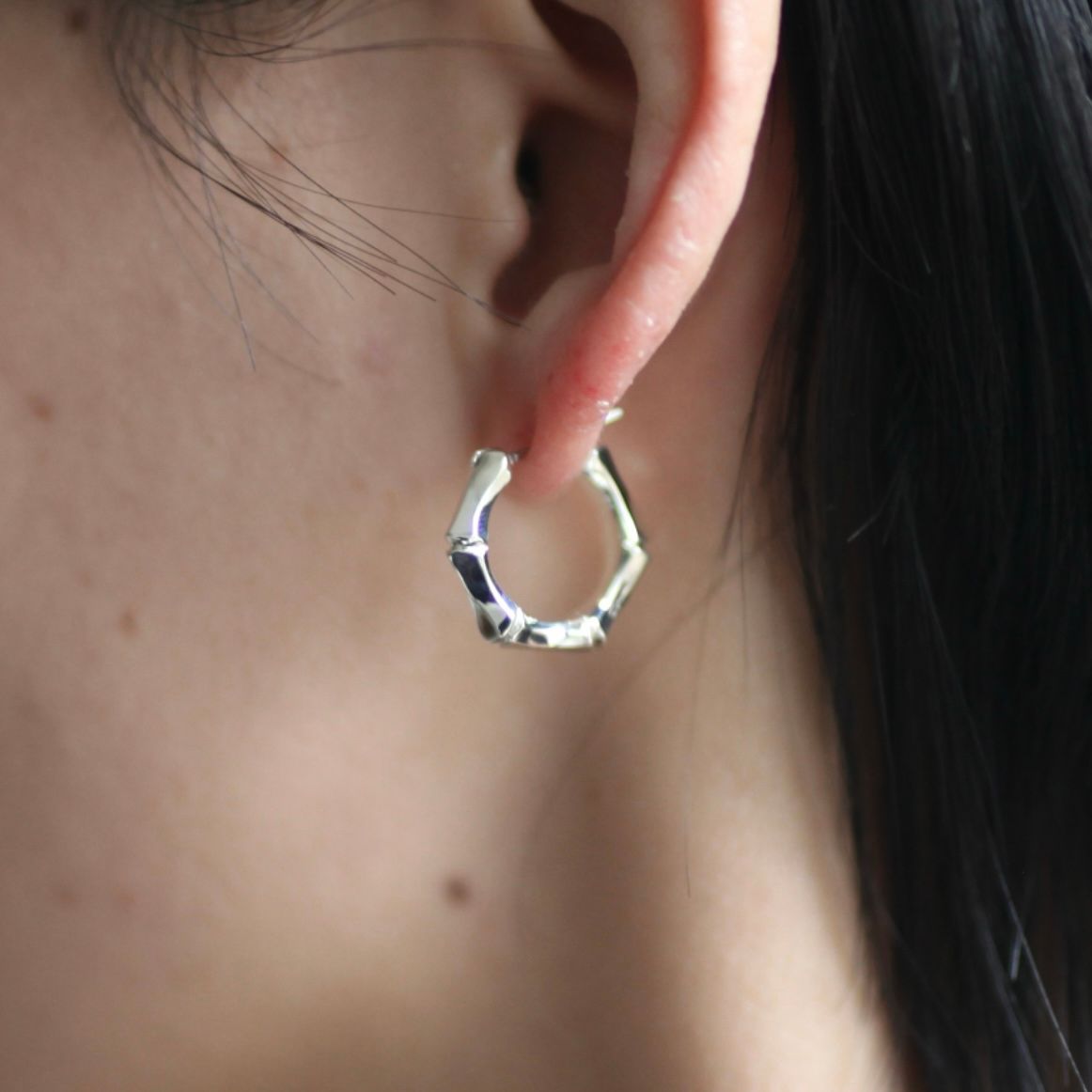 GARNI - 【残り一点】Crockery Bamboo Pierce(SILVER) | ACRMTSM