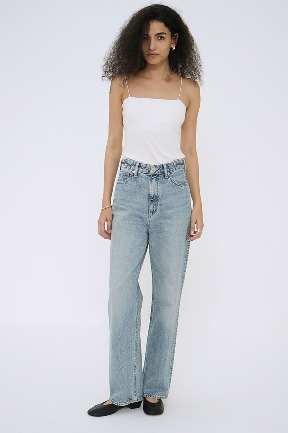 CLANE - セコンドデニムパンツ アイスブルー - SECOND DENIM PANTS