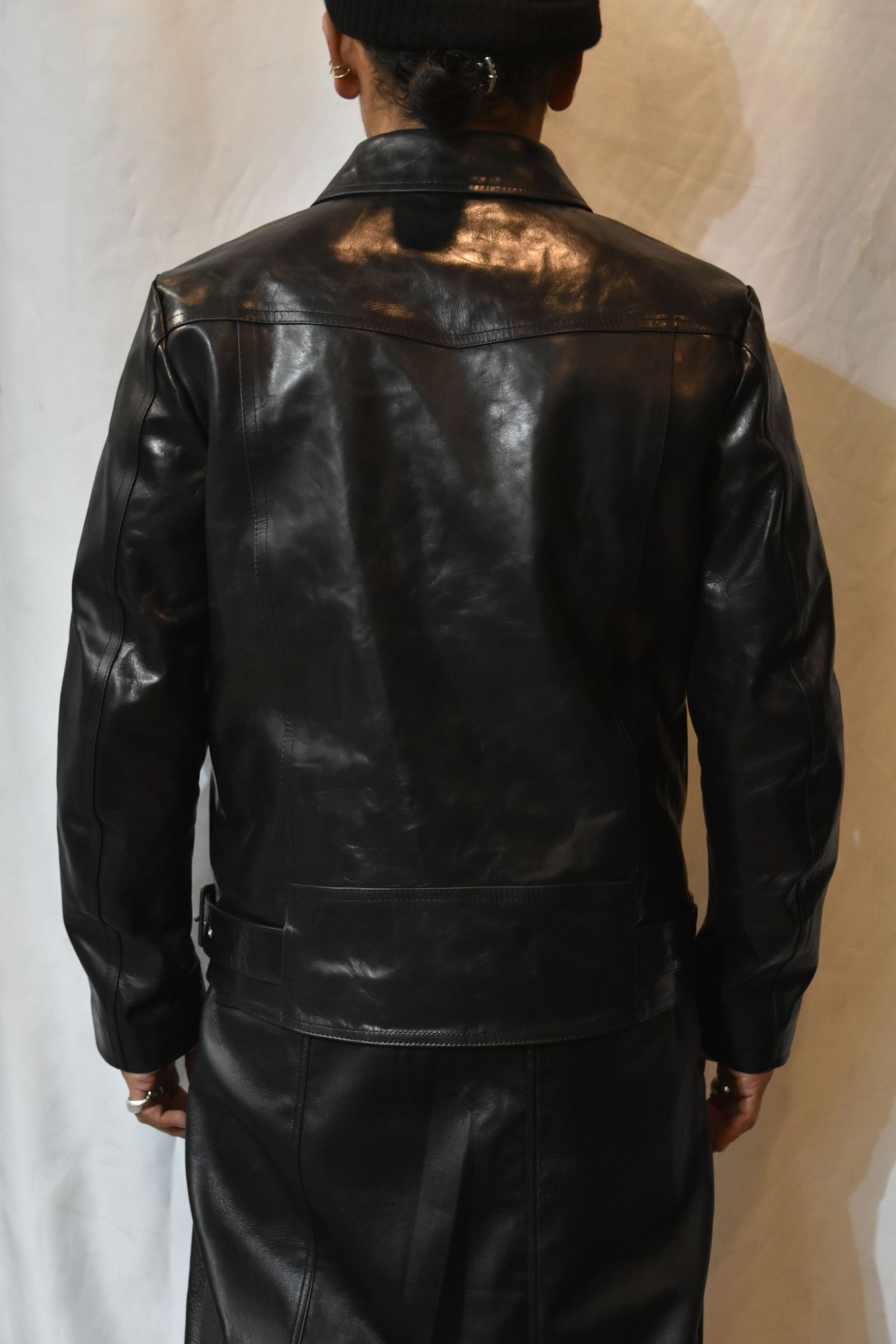 ISAMU KATAYAMA BACKLASH - ジャパンカーフレザー グレージング仕上げ