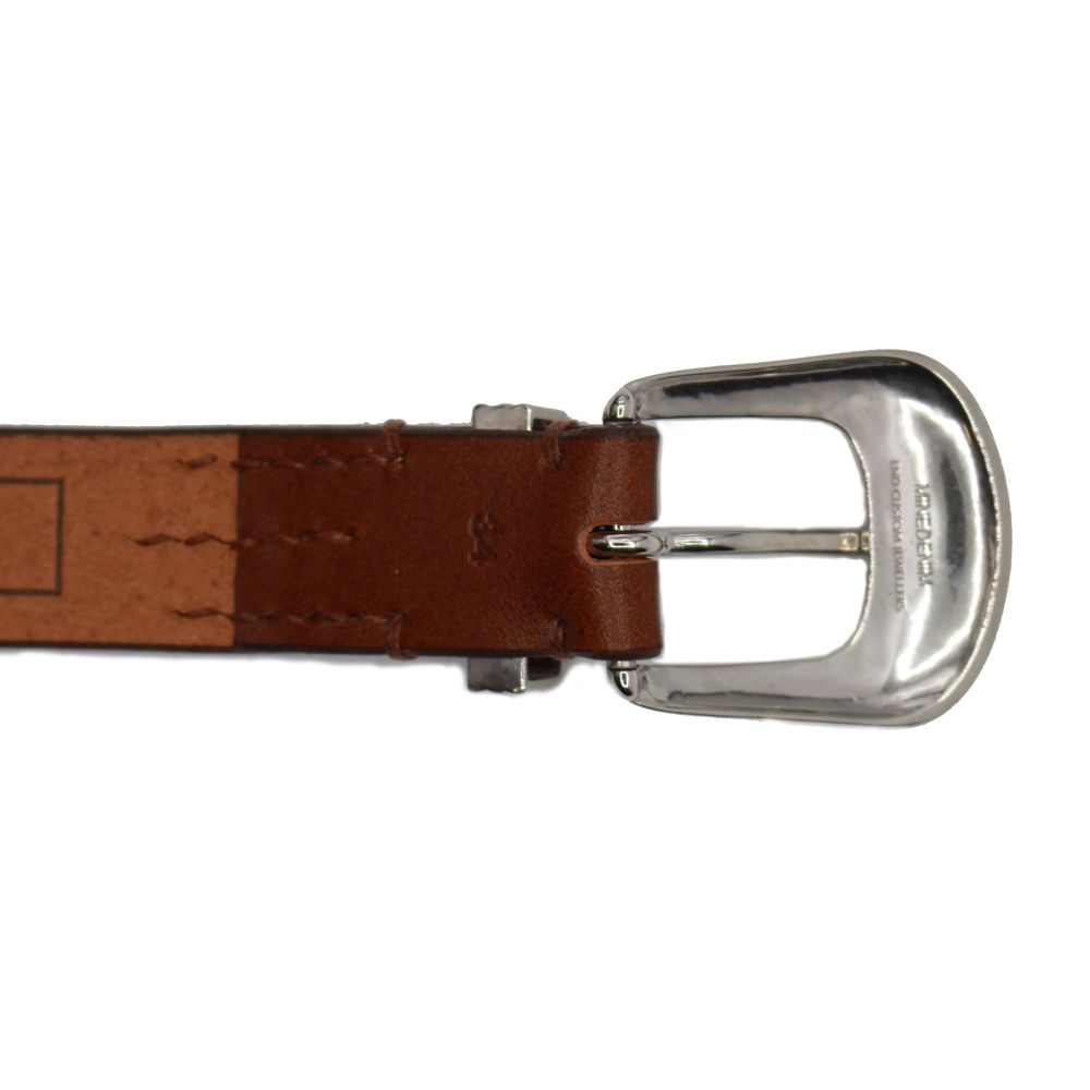 MINEDENIM - Western Leather Belt - BRN / LBT-015 | chemical