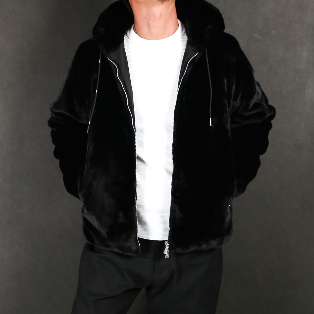 TATRAS - BOMOS ボモス - BLACK / フードブルゾン (フリース