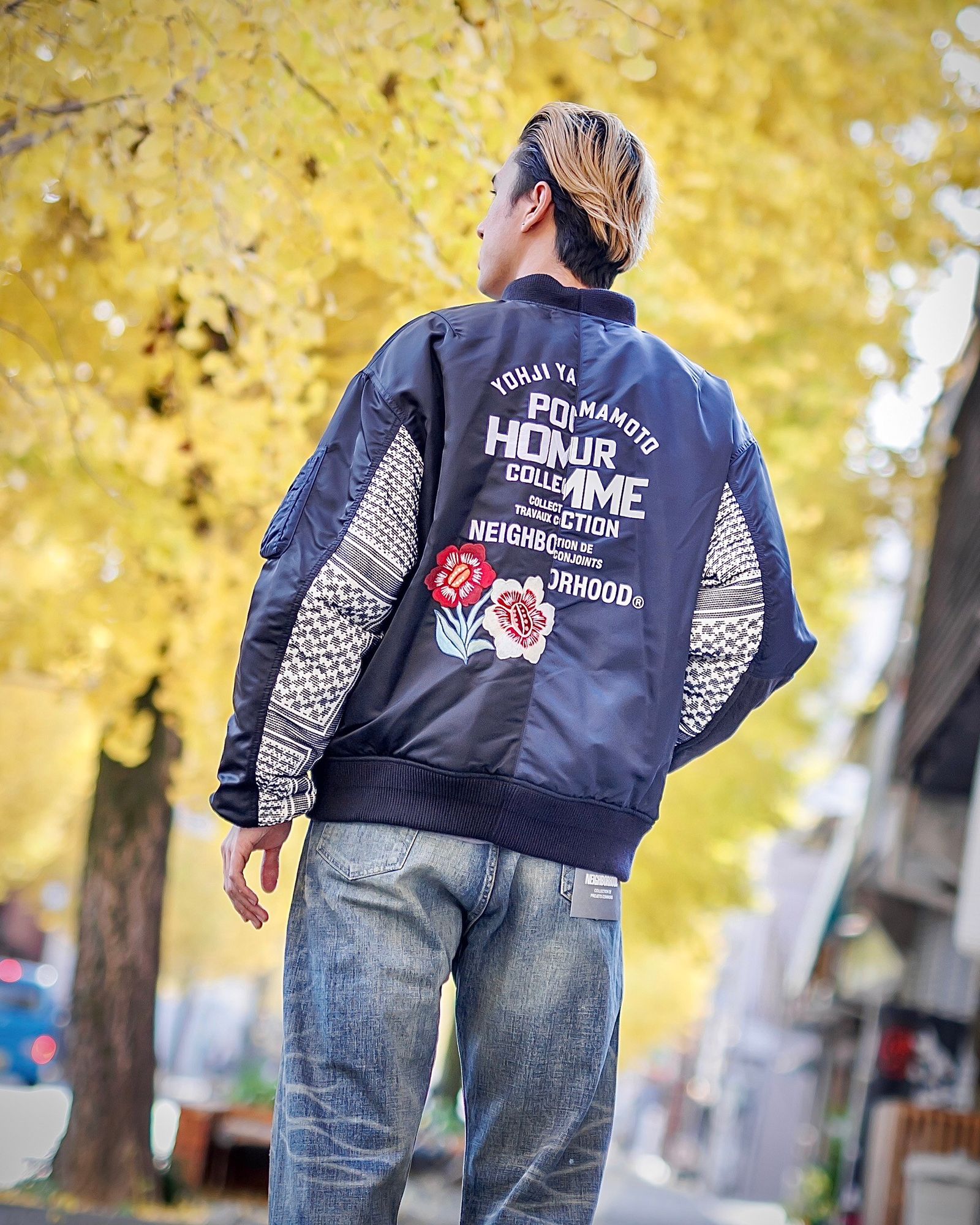 yohji yamamoto - Yohji Yamamoto MA-1 JACKET(HP-J93-602)BLACK | MARK