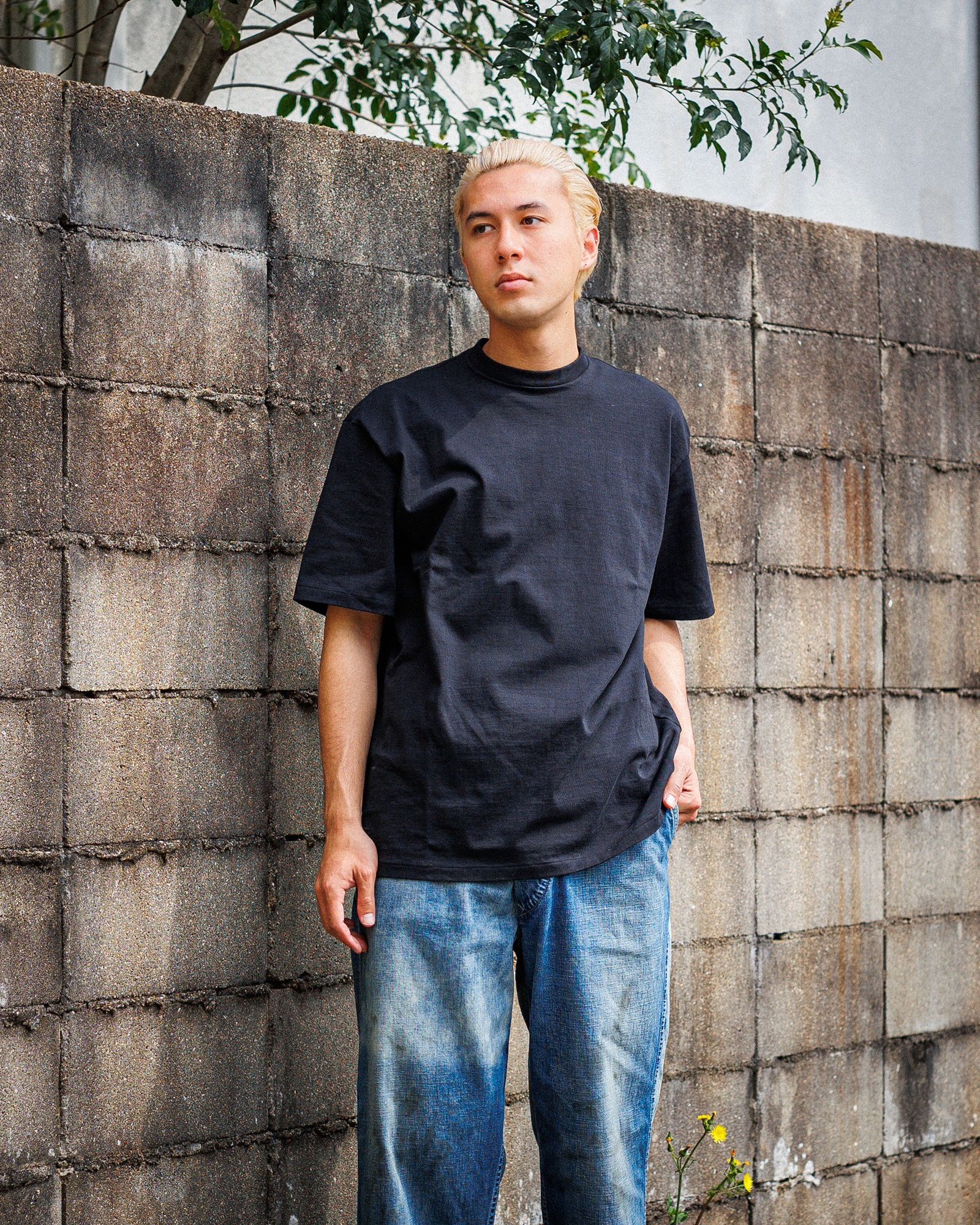 A.PRESSE - アプレッセ25SS Heavy Weight T-shirt (AP-5002)BLACK☆4月