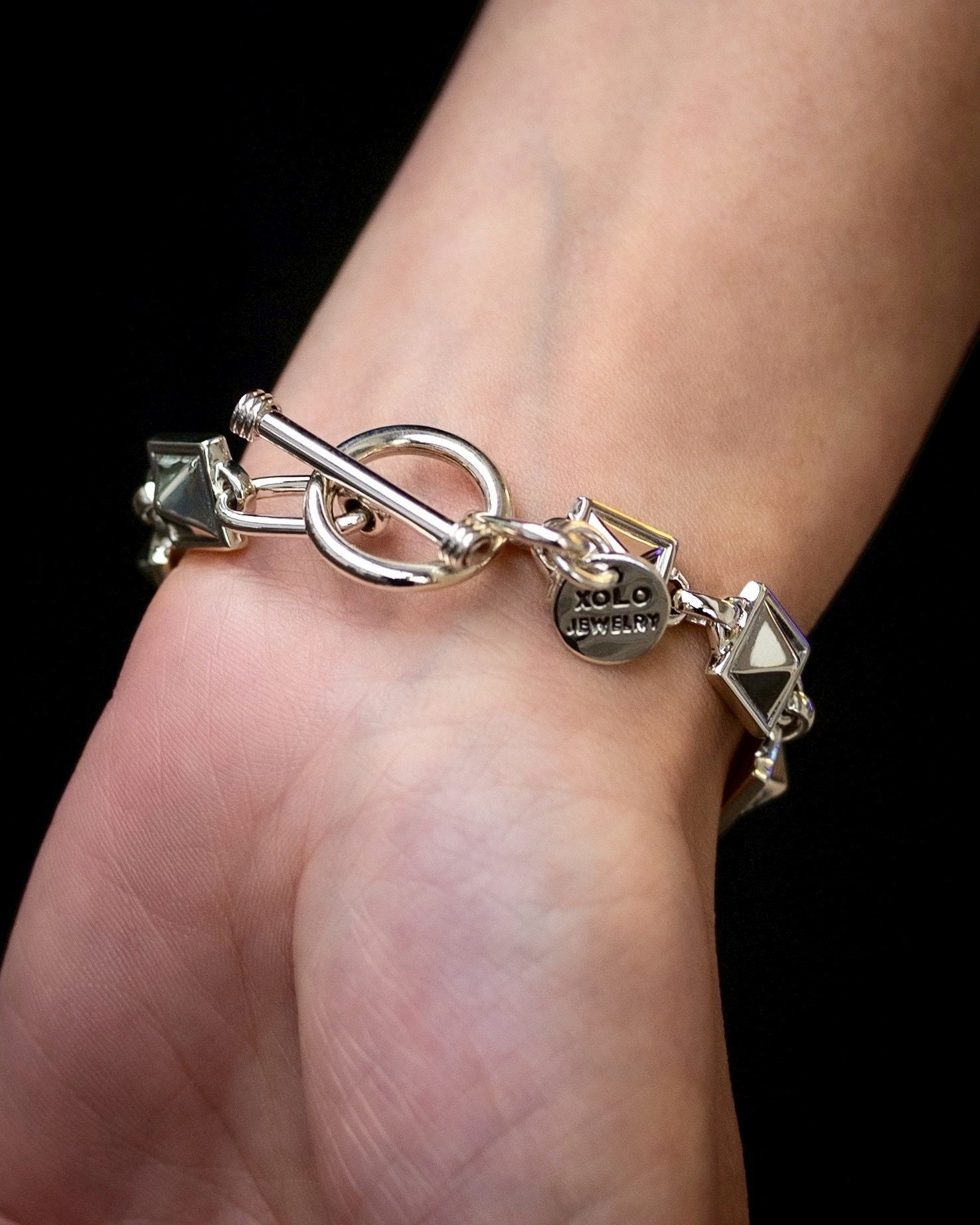 XOLO - XOLO JEWELRY ブレスレット / Studs Link Bracelet -10mm