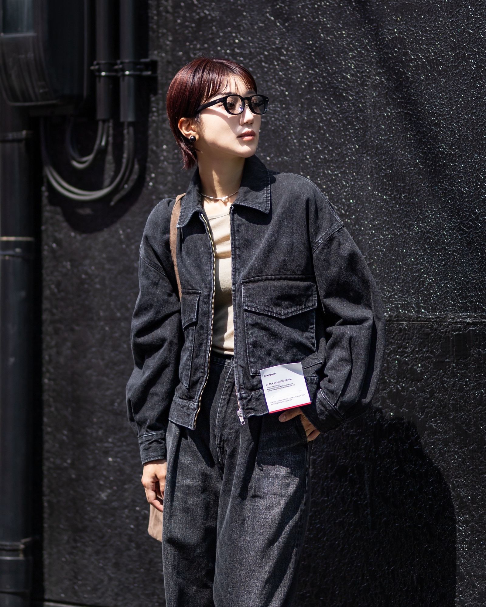 Graphpaper - Graphpaper 25AW Women's Selvage Denim Zip Jacket