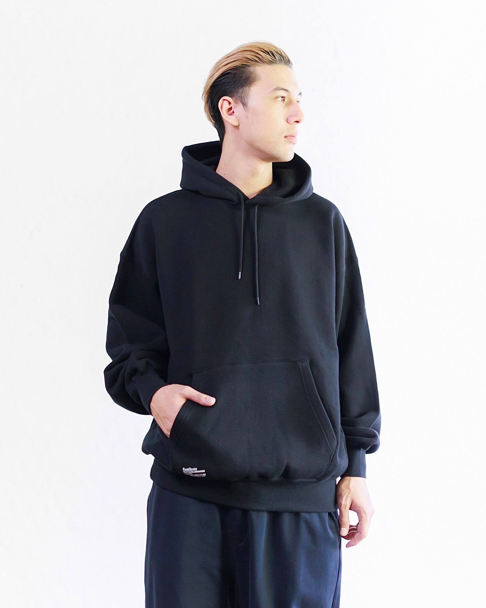 FreshService - フレッシュサービス HEAVY OZ PULLOVER HOODIE(BLACK