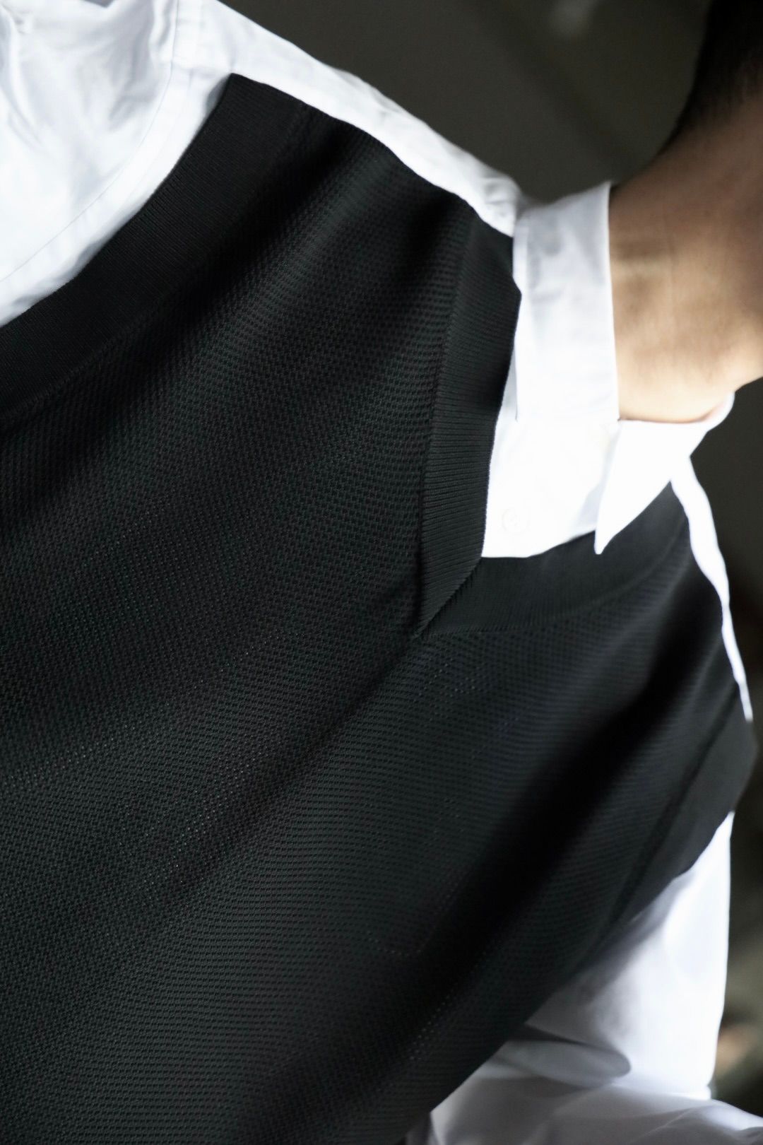 COMME des GARCONS HOMME 異素材切り替えシャツスタイル2025.2.9