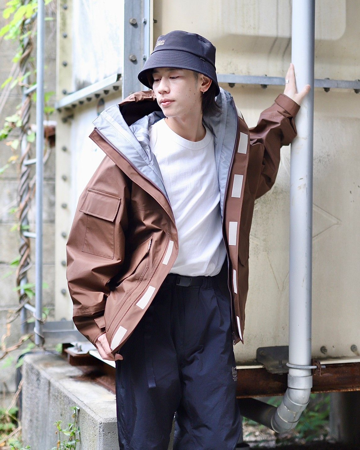 is-ness イズネス 23AW NINJA HOODIE SHELL JACKETスタイル | 3846 | MARK