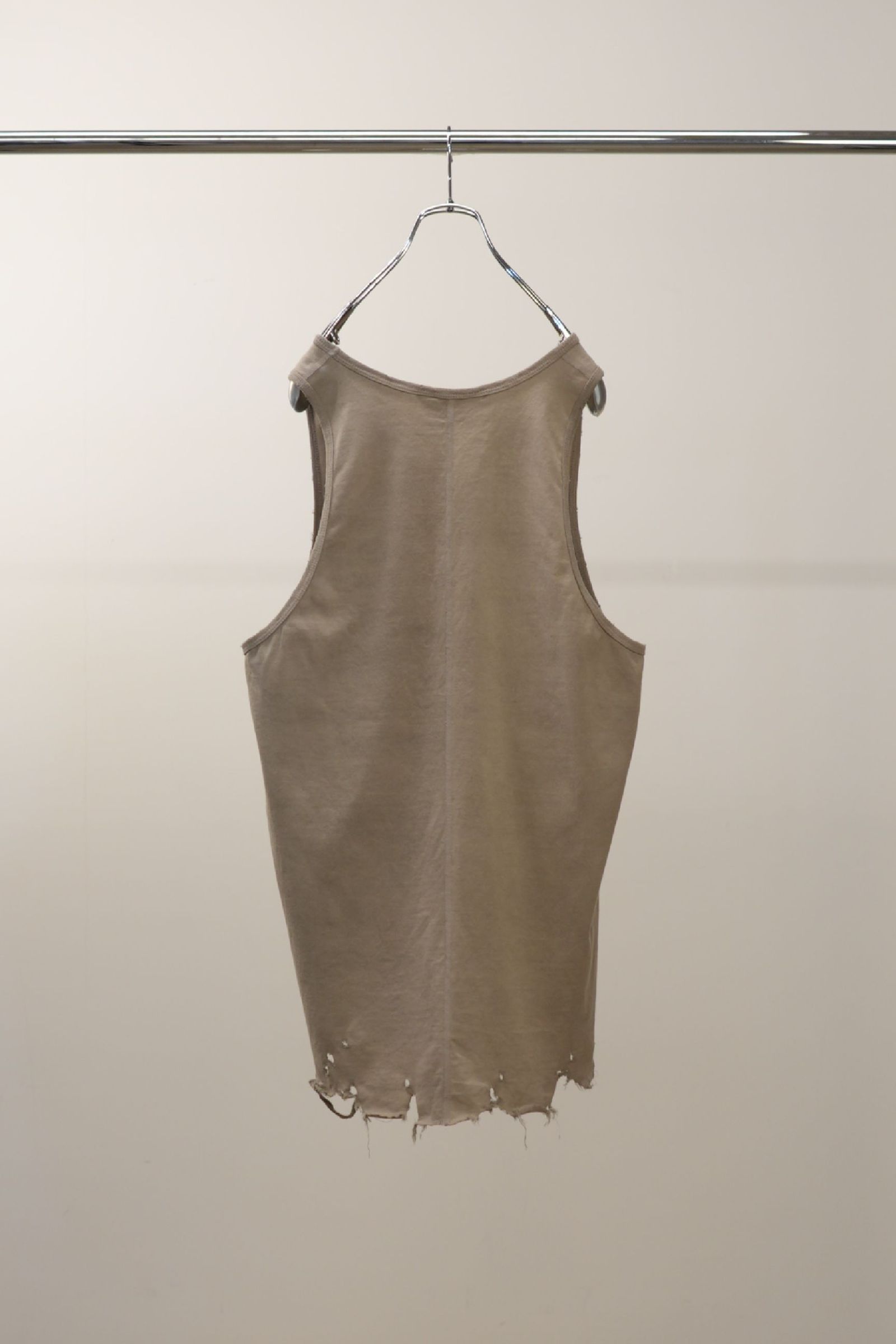 ANCELLM - DAMAGE TANK TOP | BROWN | タンクトップ | NapsNote