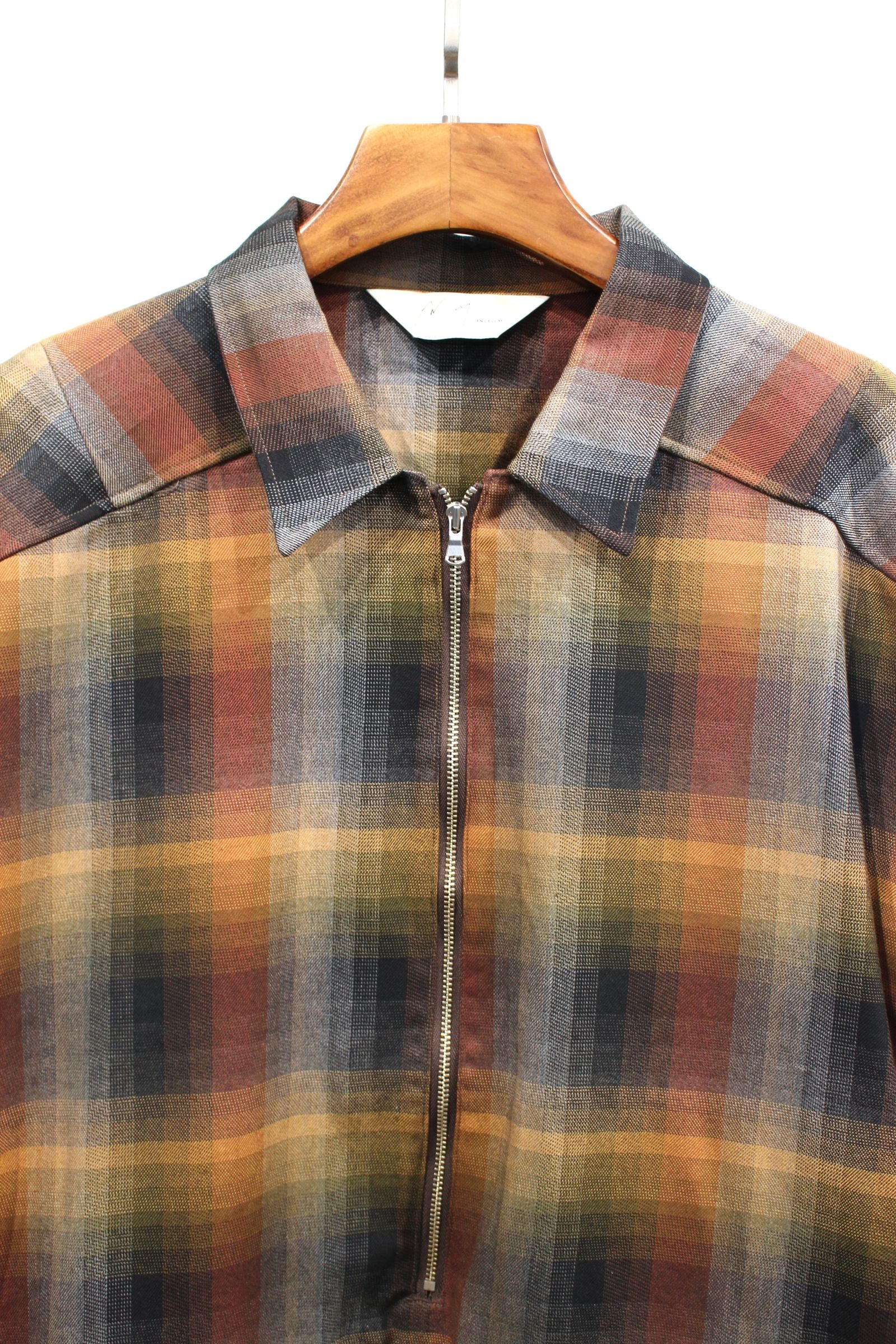 ANCELLM - R/C CHECK PULL OVER SHIRT | RED BLACK | シャツ | NapsNote