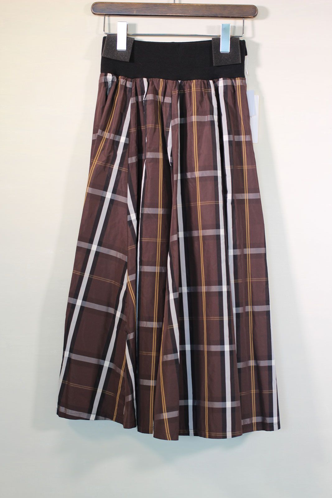 mink chair - チェックフレアスカート ブラウン | ravii ONLINE STORE