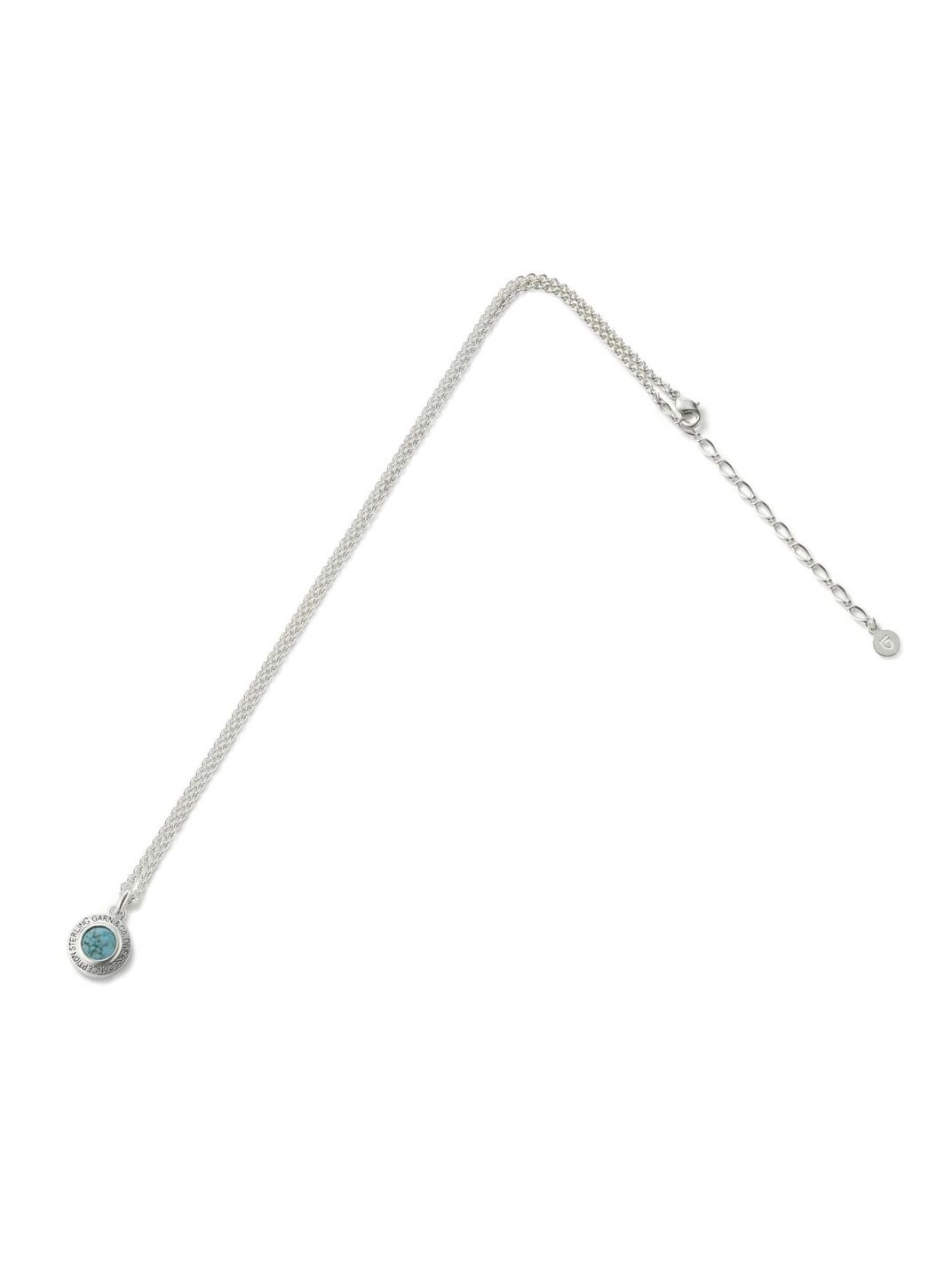 GARNI - 【取り寄せ】大 ターコイズネックレス / Round Stone Pendant