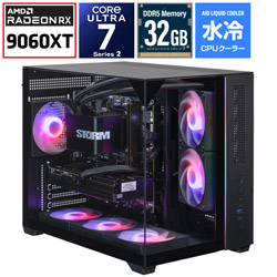 ゲーミングデスクトップパソコン SGL265KS96XTH32G1WH [RX9060XT 16GB