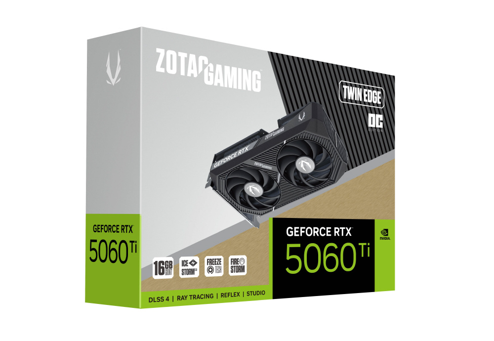 ゲーミンググラフィックボード RTX 5060 Ti 16GB Twin Edge OC ZT