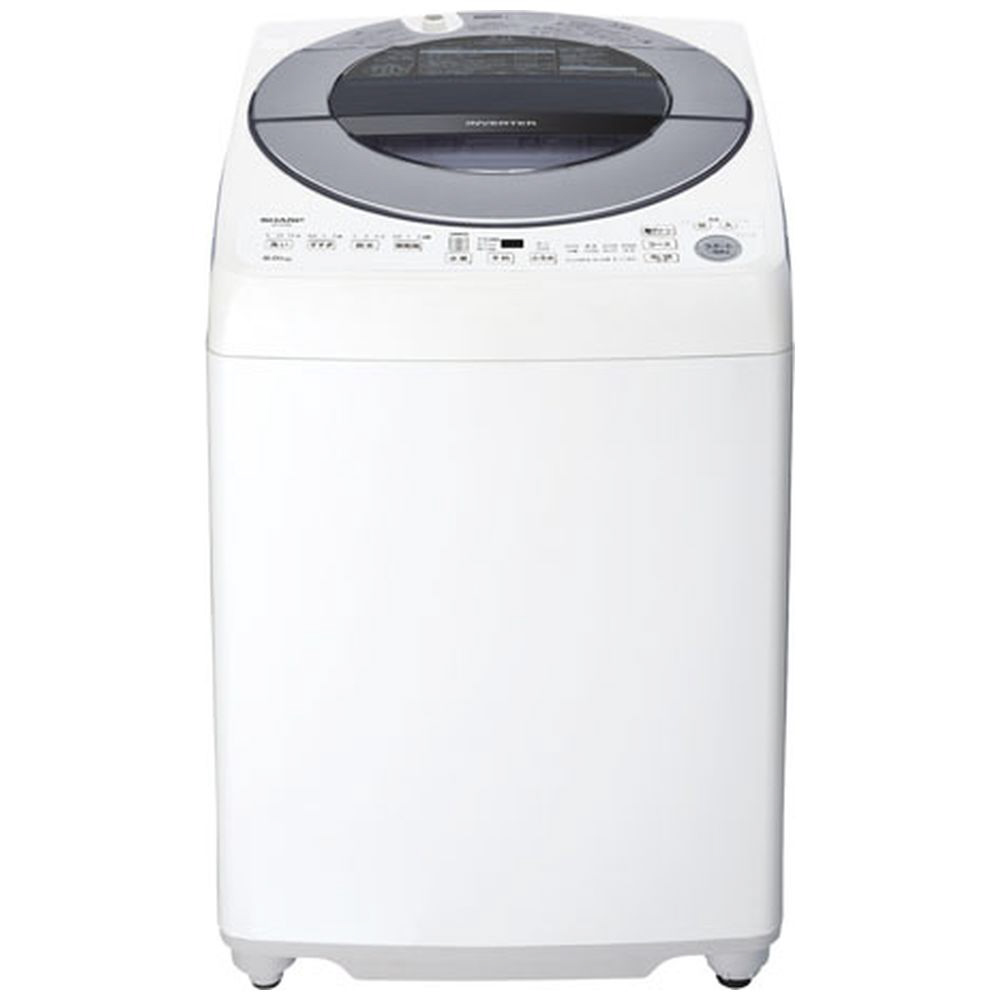 全自動洗濯機 シルバー系 ES-GV8G-S ［洗濯8.0kg /簡易乾燥(送風機能