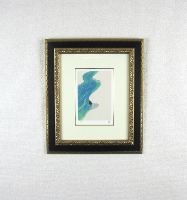 真作 東山魁夷 リトグラフ【季の詩 2月】エディション217/250 落款あり