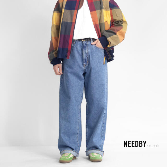 NEEDBY heritage ニードバイヘリテージ KOH ワイドストレート シンチ
