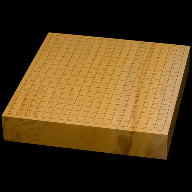 本榧卓上碁盤 2寸（一枚板・木表） gb20294 | 前川榧碁盤店