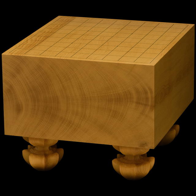本榧足付将棋盤 6寸（天地柾） sa60037 | 前川榧碁盤店