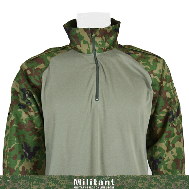 コンバットシャツ-II VCリップストップ 陸自迷彩 （袖リップ難燃生地