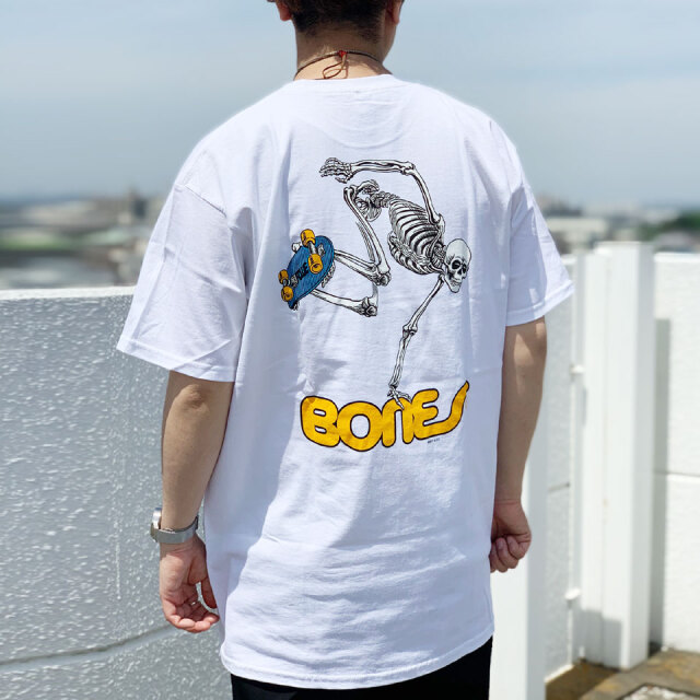 スケートボード Powell 1997 ChineseBones print S/S Tee スケート