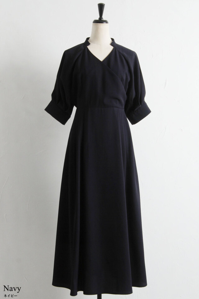 カシュクールワンピース