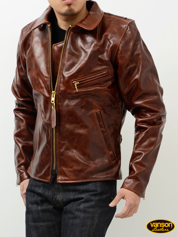 バンソン VANSON レザージャケット シングル ライダース アウター 本革