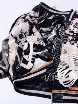 花旅楽団 スカジャン メンズ レディース ユニセックス ジャケット が