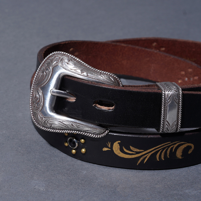 HTC ×GLAD HAND「HTC - WESTERN BELT HANDPAINT」ベルト