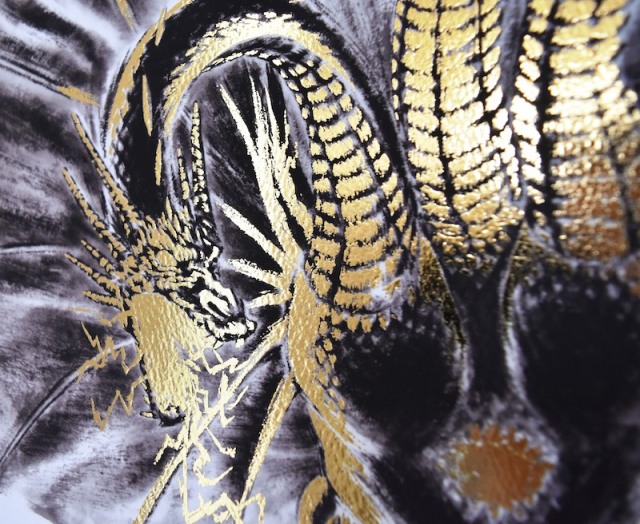 超世代KAKEJIKUシリーズ 東宝公式ライセンス商品 キングギドラ 掛軸