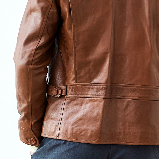 シープレザーシングルライダースブルゾン 451201 G-STAGE ジーステージ