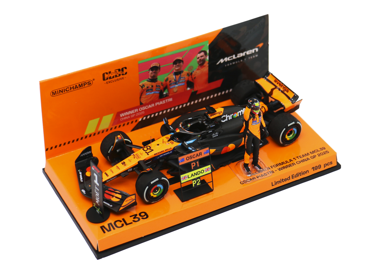 ミニチャンプス(537254481C)】海外別注 1/43 マクラーレン MCL39 O