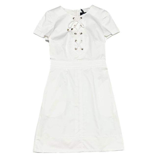 ポールカ 半袖ワンピース 白 #36 PAULE KA