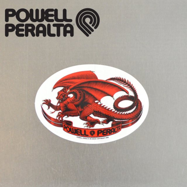 POWELL PERALTA (パウエルペラルタ)STICKER OVAL DRAGON