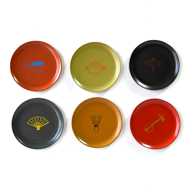 漆まめさら 京のお道具シリーズ＜isuke＞木製漆塗り 漆器の豆皿 漆器の井助