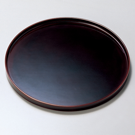 丸盆 11.0 春慶 木製 FB17-16 漆器の井助