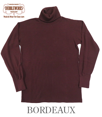 DUBBLEWORKS ダブルワークス 長袖|サーマル|タートルネック『TURTLE