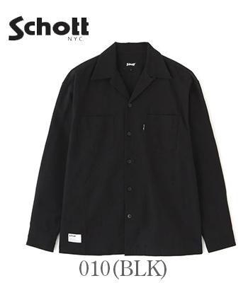 Schott ショット 長袖|フランネル|オープンカラーシャツ『LS NEL SHIRT