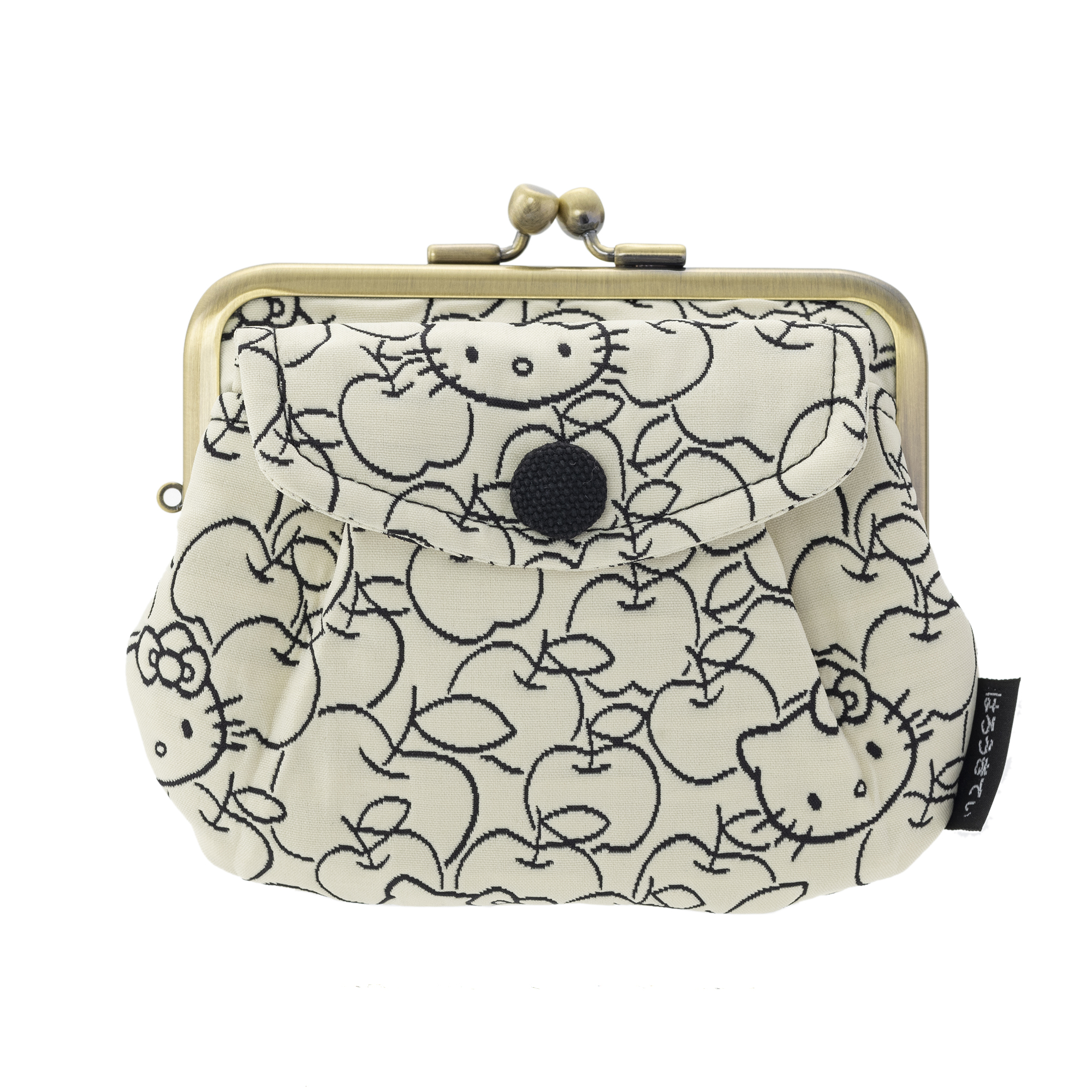 メール便可】京都・はろきてぃ工房/ハローキティ/ふくれ織/親子がま口